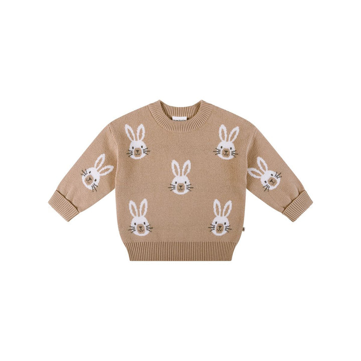 Knit Jumper | Bunny - Oatmeal