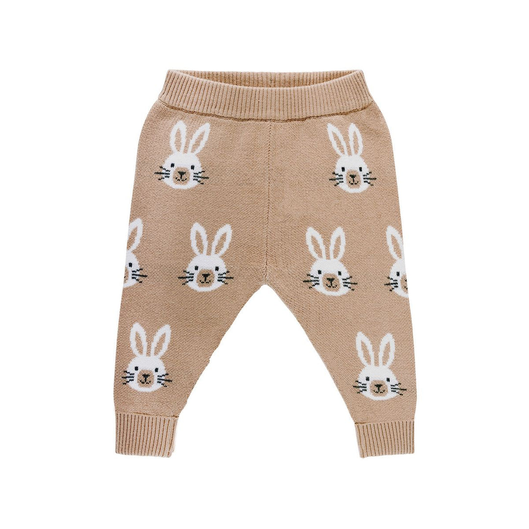 Knit Pants | Bunny - Oatmeal