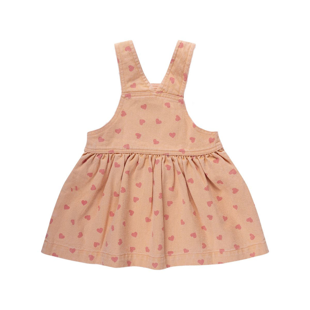 Denim Pinafore | Pink Denim