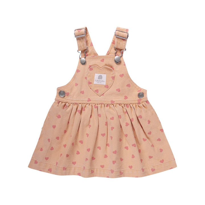 Denim Pinafore | Pink Denim