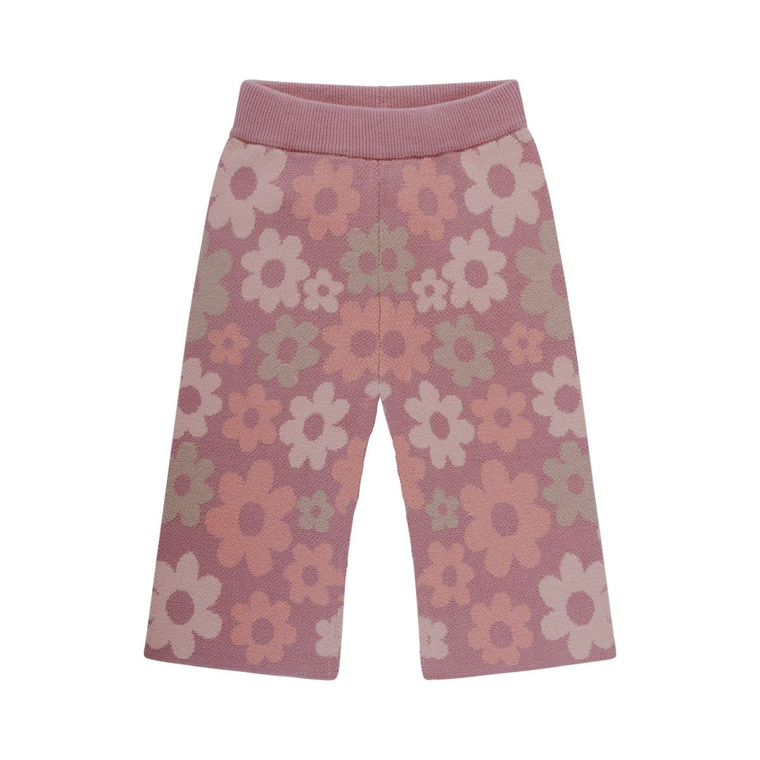 Pants | Knit Flare - Bold Floral
