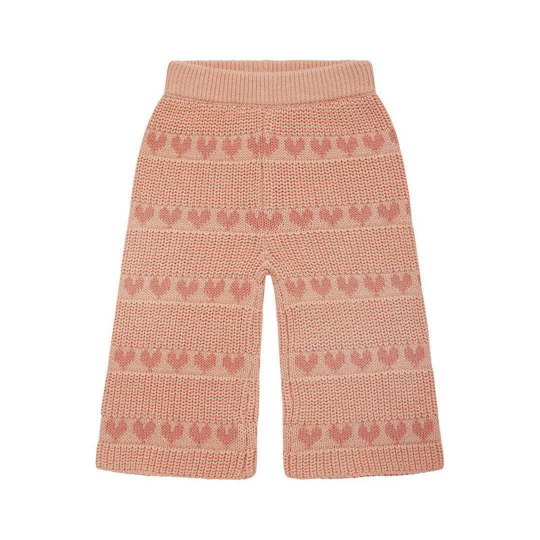 Pants | Knit Flare - Pink Heart
