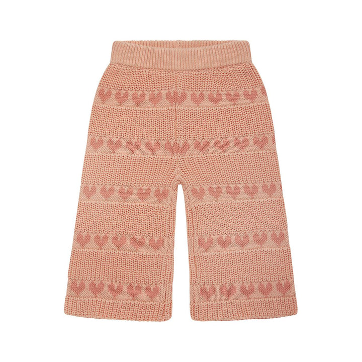 Pants | Knit Flare - Pink Heart