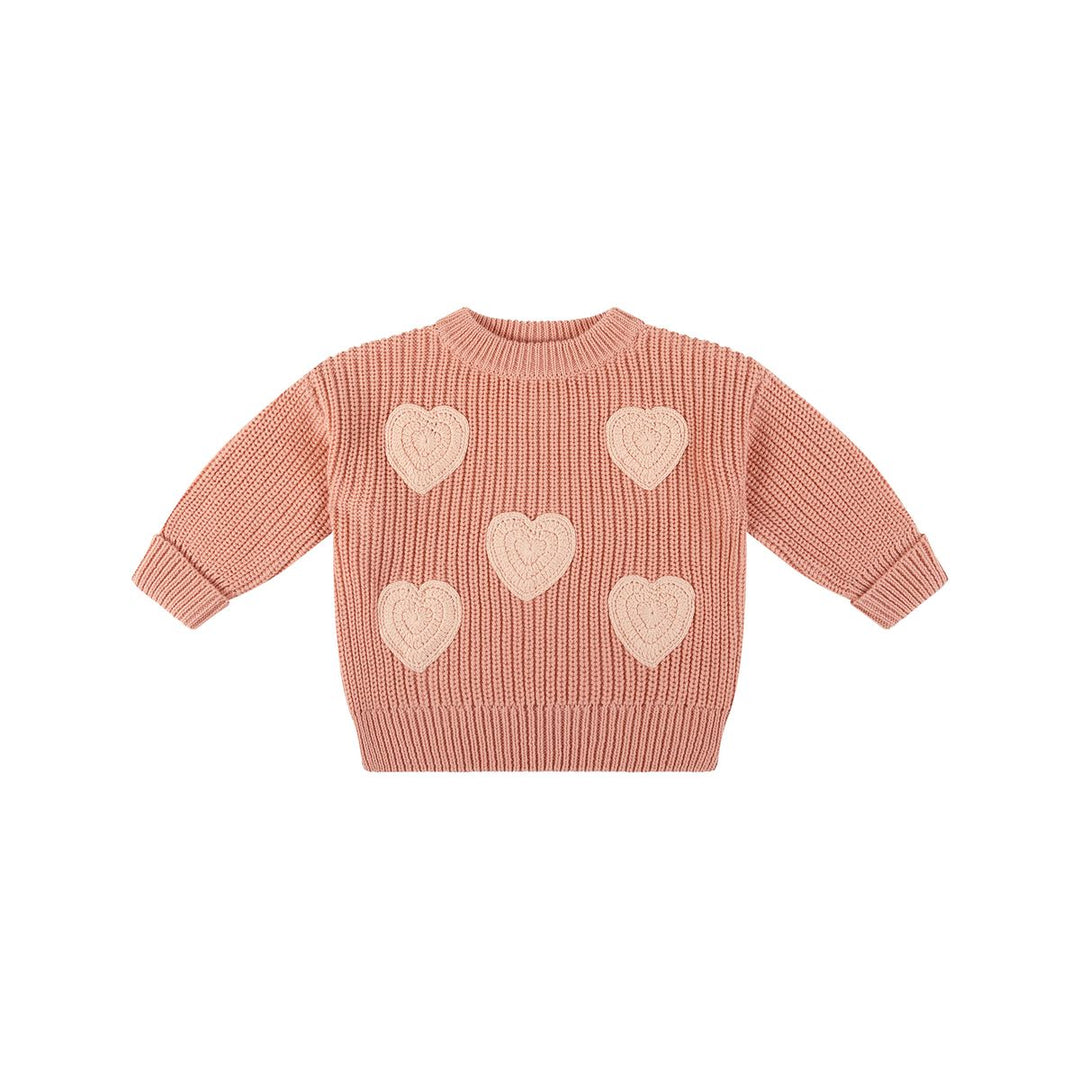 Knit Jumper | Embroidered - Cameo