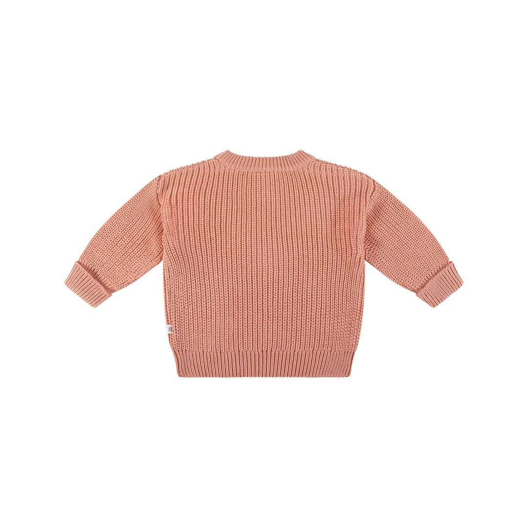 Knit Jumper | Embroidered - Cameo