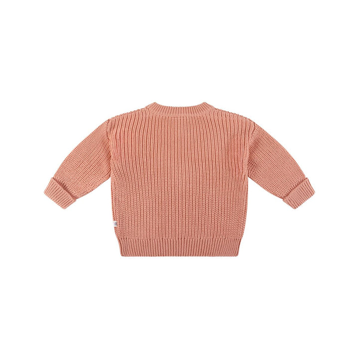 Knit Jumper | Embroidered - Cameo
