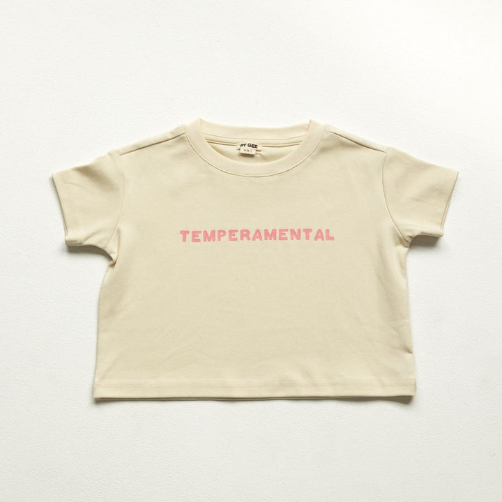 Temperamental Boxy Tee - Cream