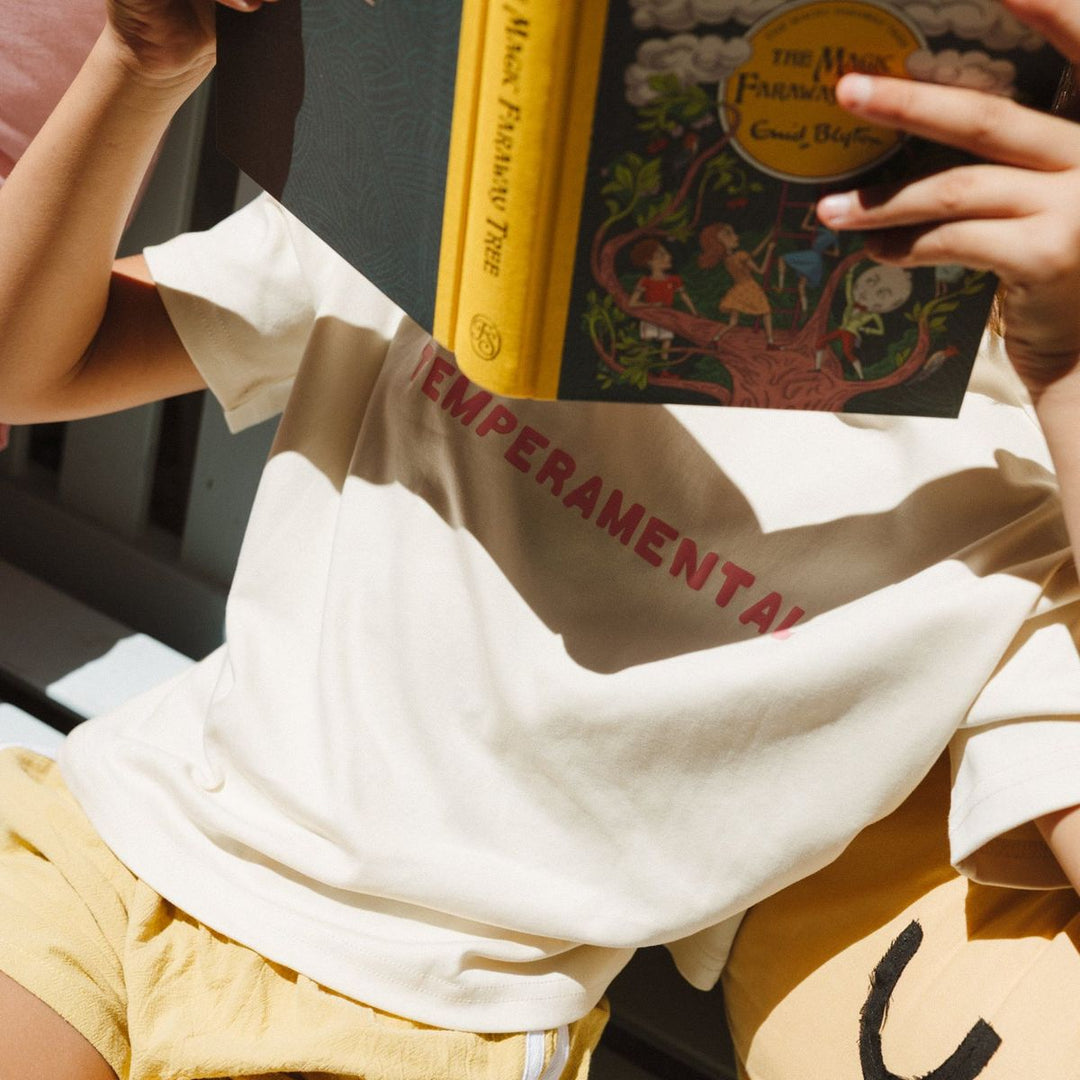 Temperamental Boxy Tee - Cream