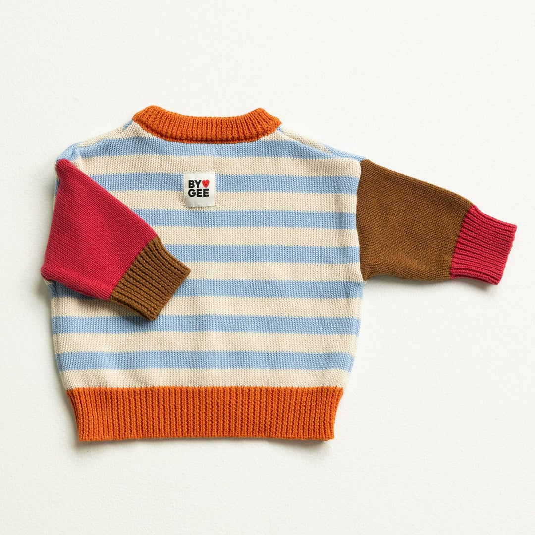 Colour Block Knitted Set - Jaffa