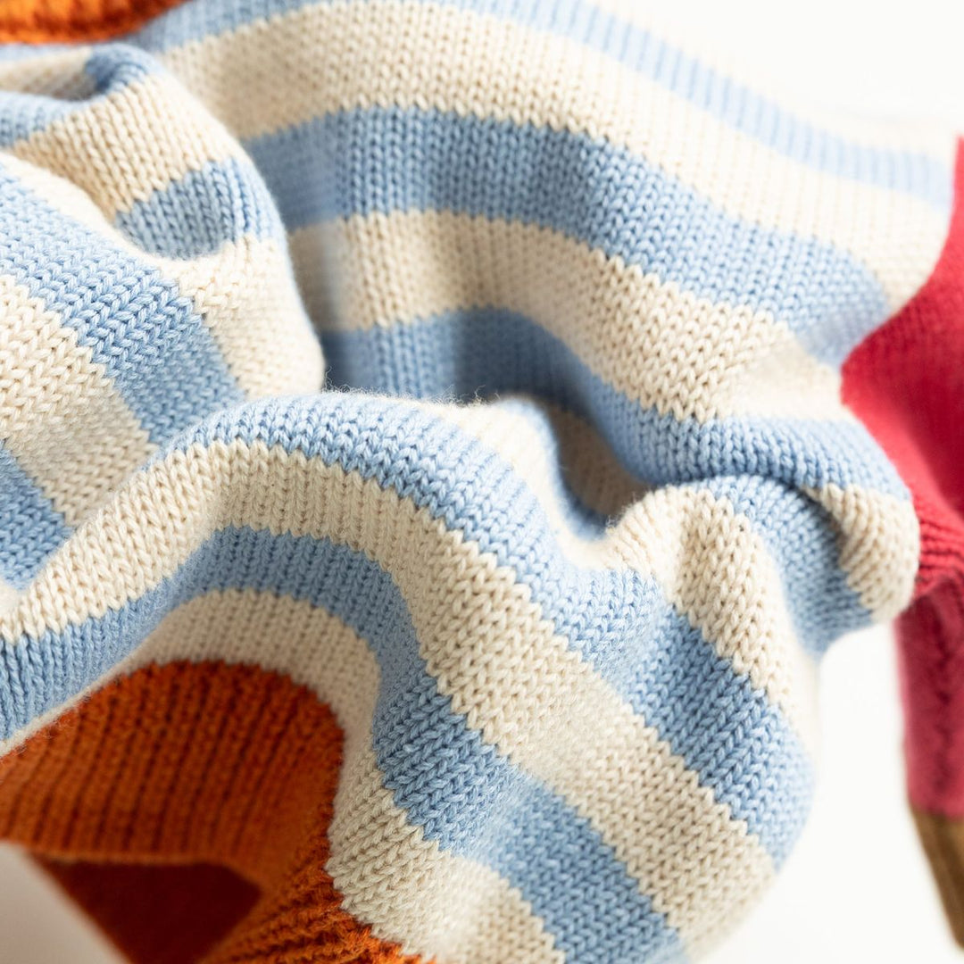 Colour Block Knitted Set - Jaffa