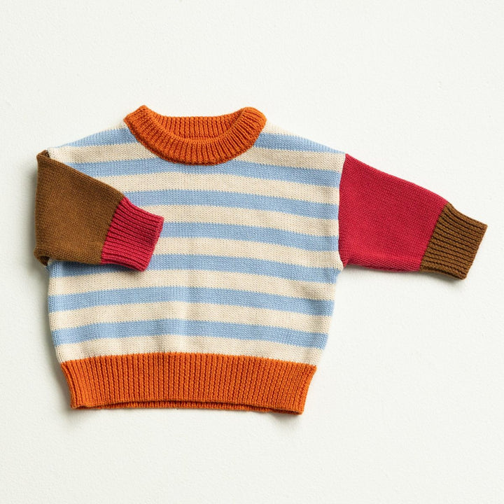 Colour Block Knitted Set - Jaffa