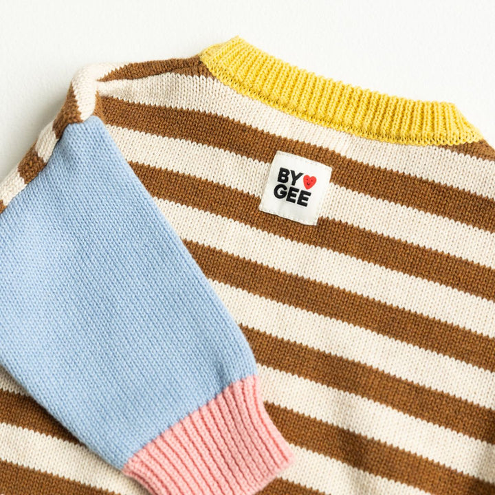 Colour Block Knitted Set - Sundae
