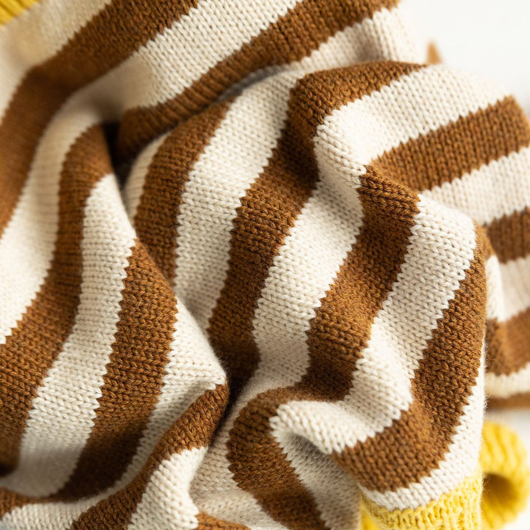 Colour Block Knitted Set - Sundae