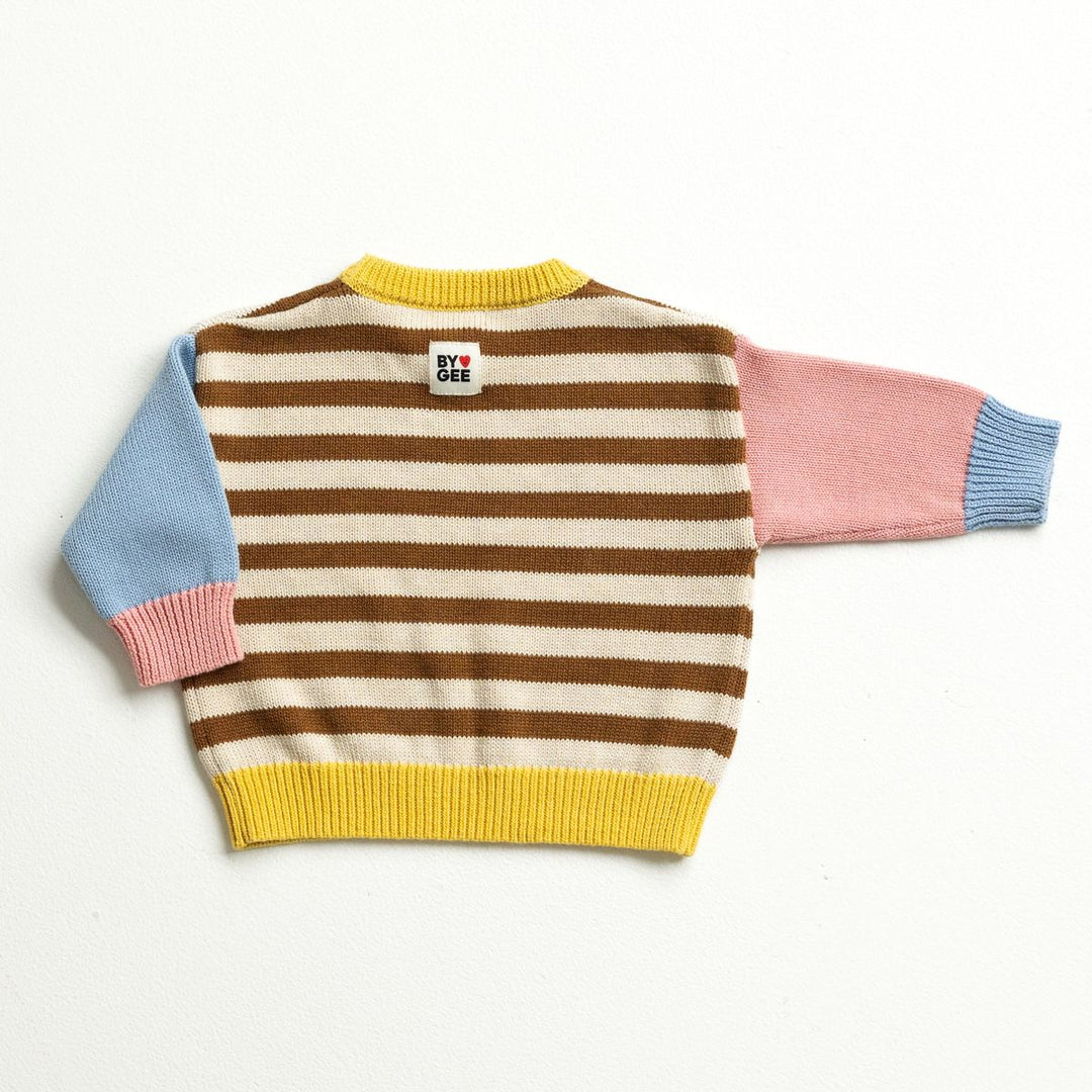 Colour Block Knitted Set - Sundae