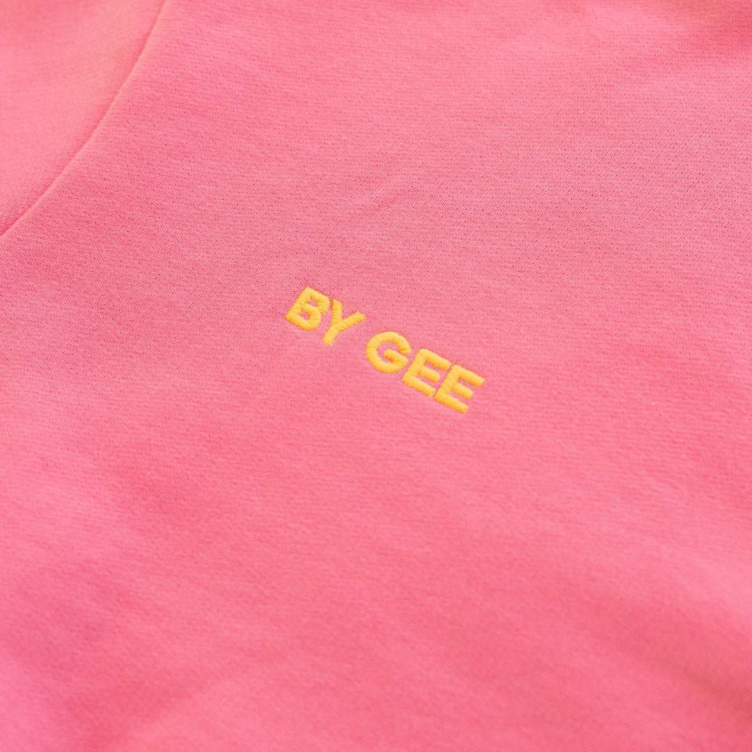 Cotton Boxy Sweatshirt - Peony