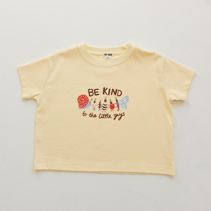 Little Guys Oversized Boxy Tee - Butter