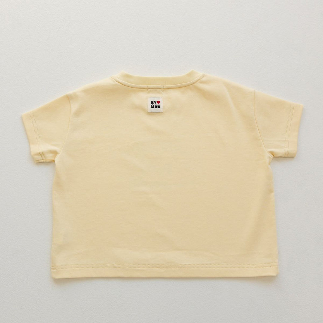 Little Guys Oversized Boxy Tee - Butter