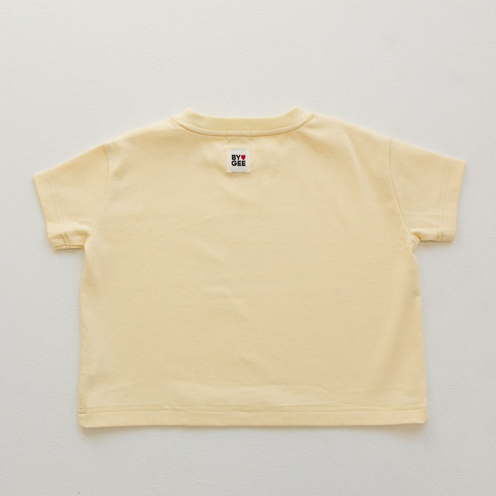 Little Guys Oversized Boxy Tee - Butter