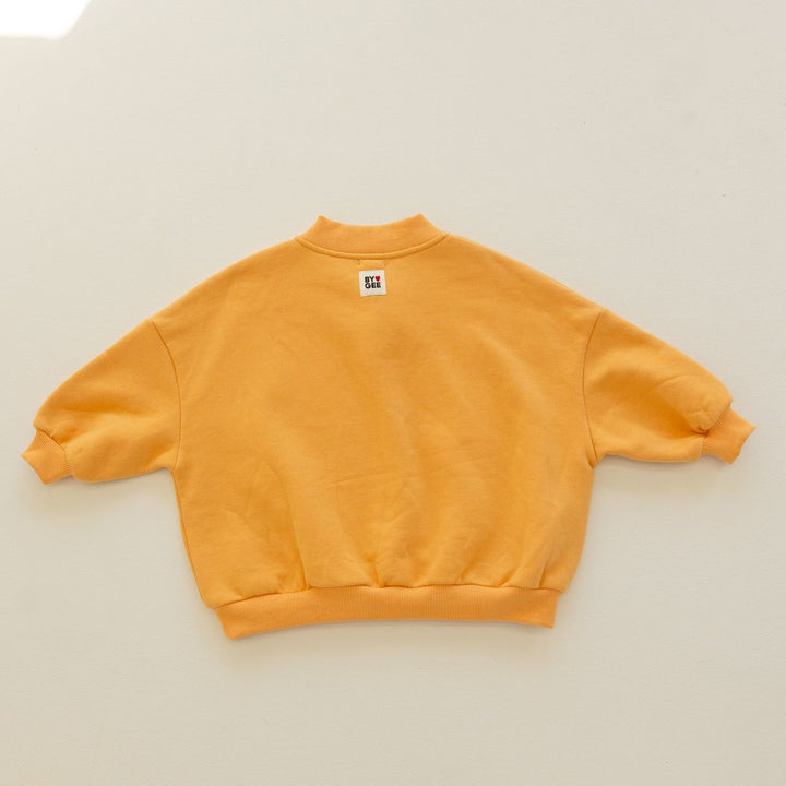 Cotton Boxy Sweatshirt - Honey