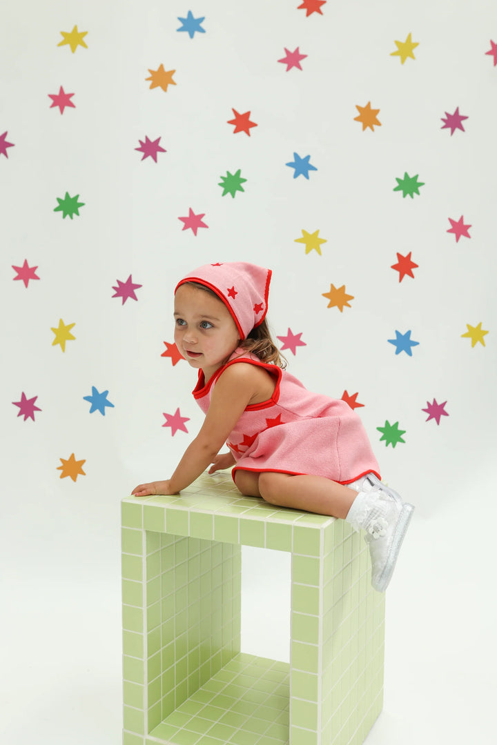 Stars Align Bandana | Pink + Red