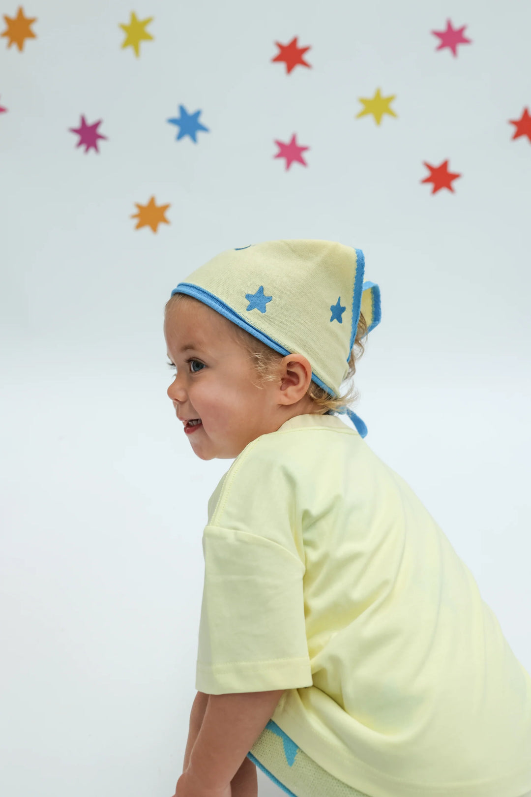 Stars Align Bandana | Yellow + Blue