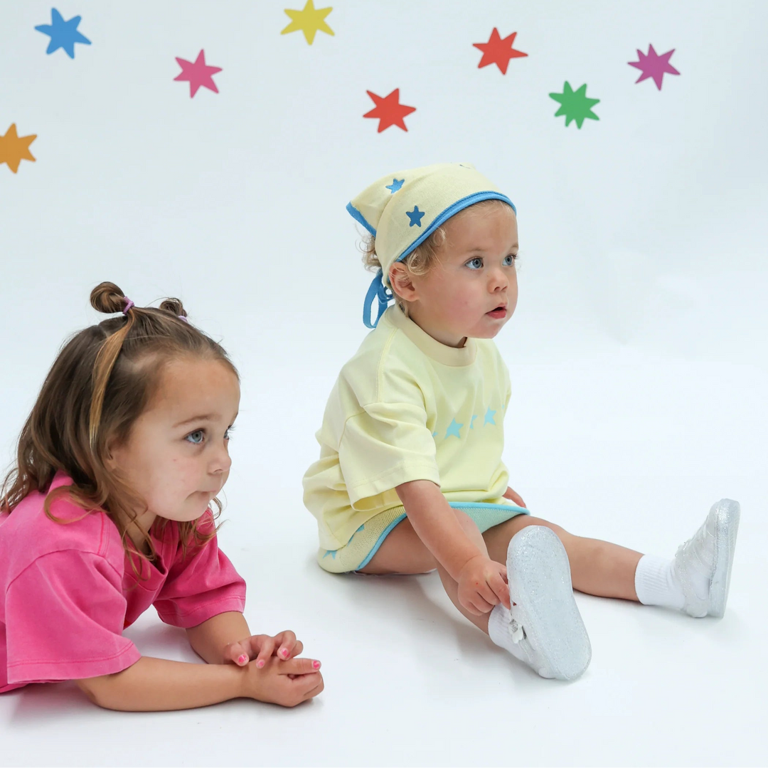 Stars Align Tee | Yellow + Blue