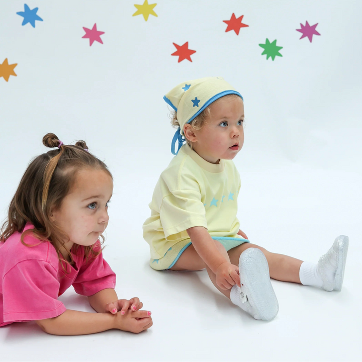 Stars Align Tee | Yellow + Blue