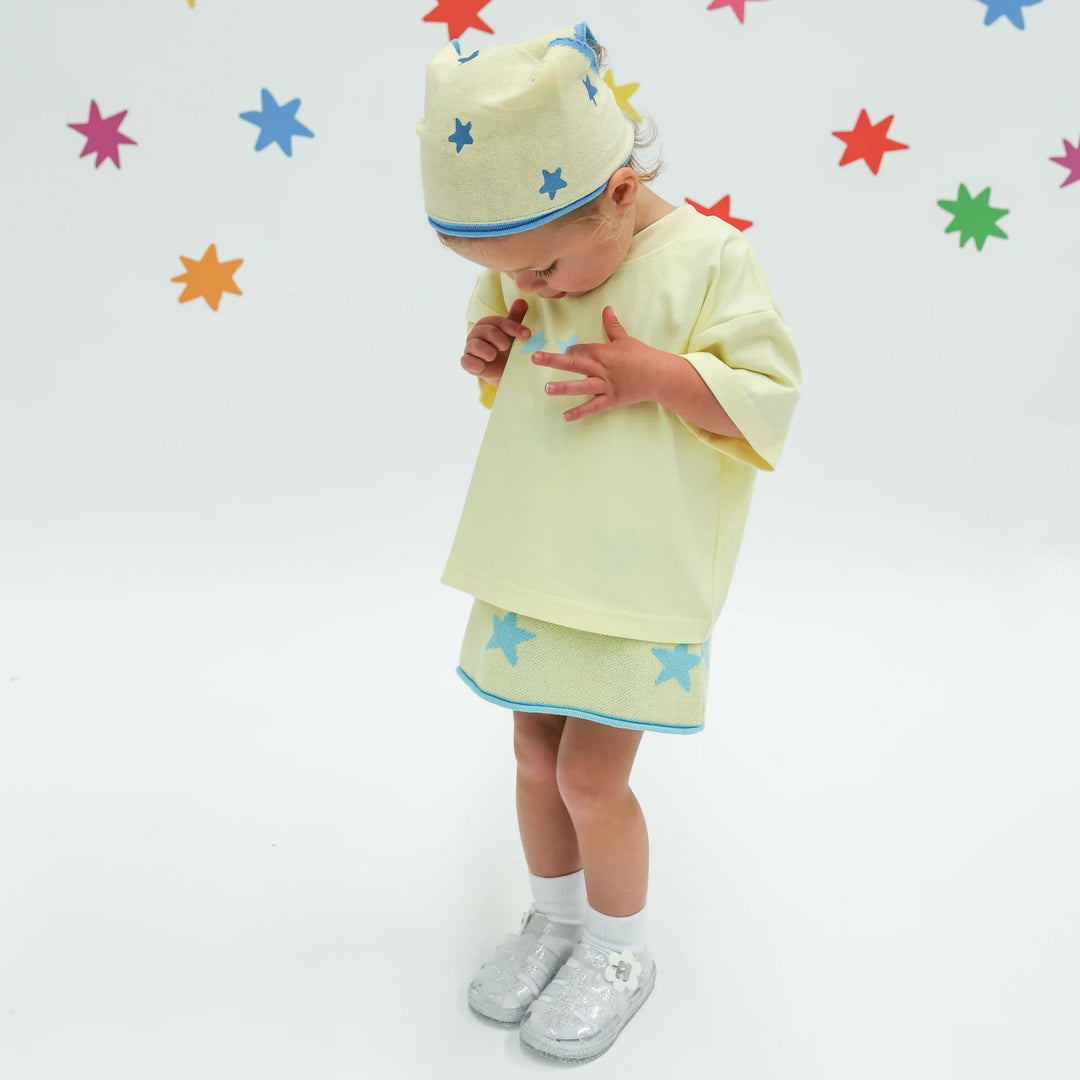 Stars Align Tee | Yellow + Blue