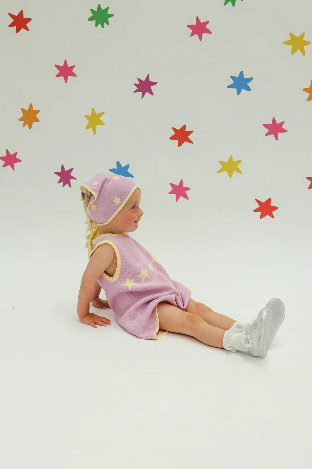 Stars Align Bandana | Purple + Yellow