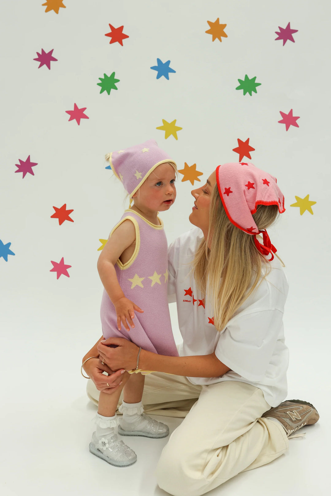 Stars Align Bandana | Purple + Yellow