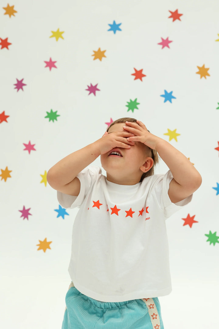 Stars Align Tee | White + Red