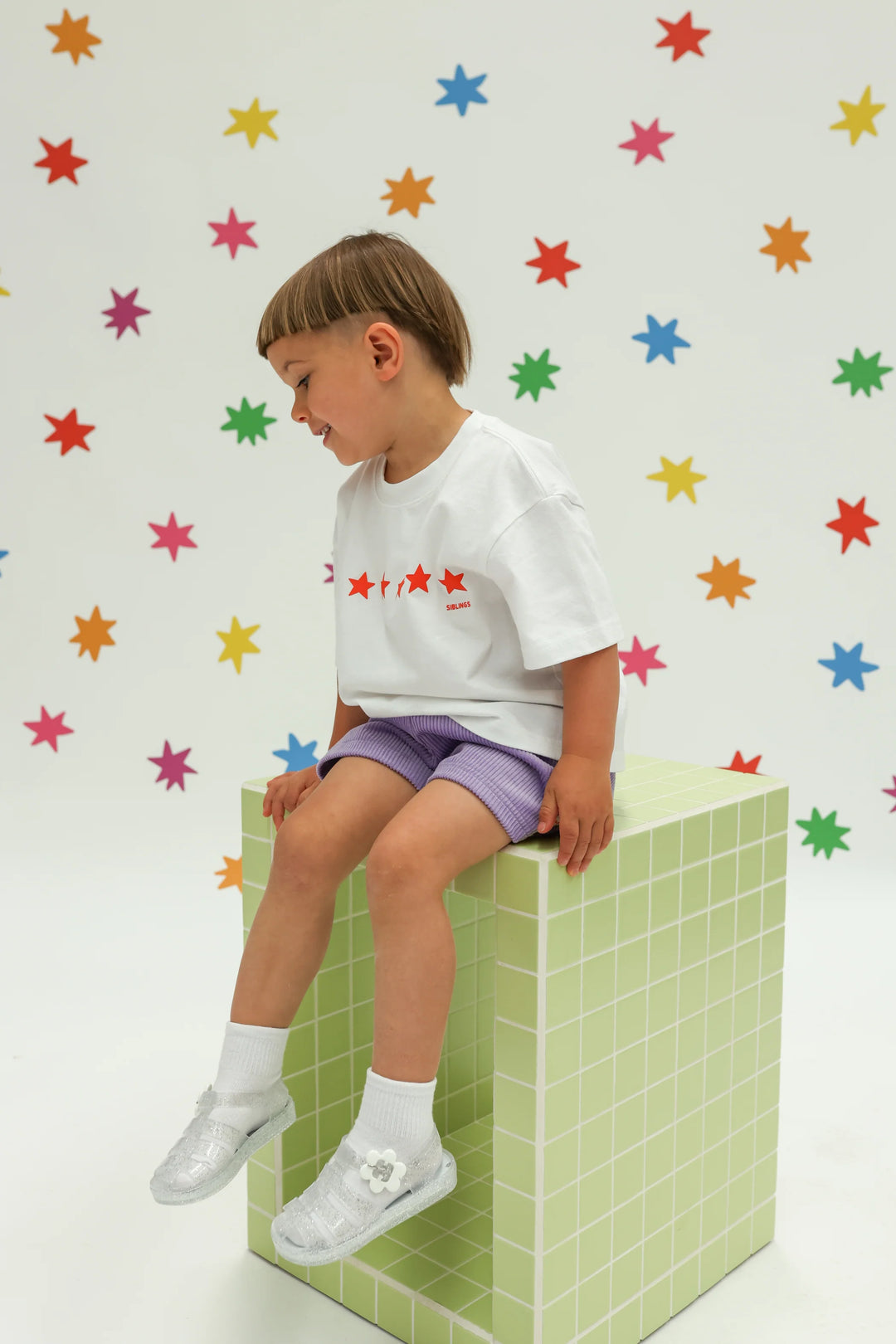 Stars Align Tee | White + Red