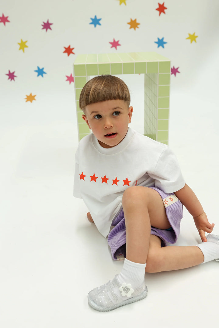 Stars Align Tee | White + Red