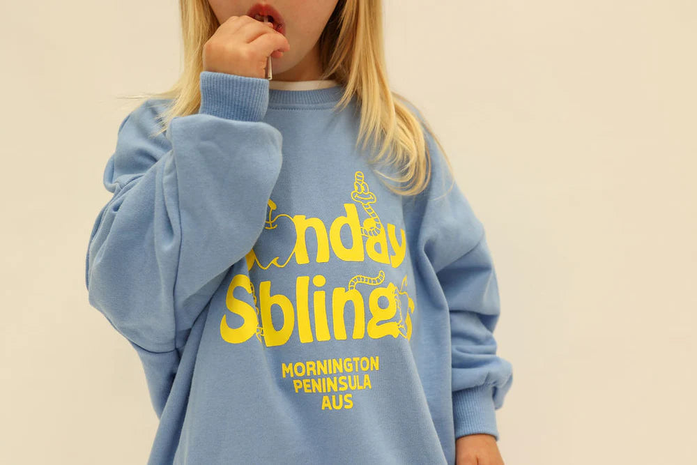 Doc Sweater - Blue + Yellow