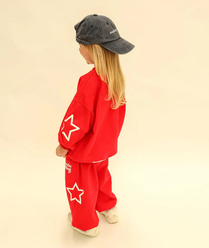 Siblings Trackpants - Red