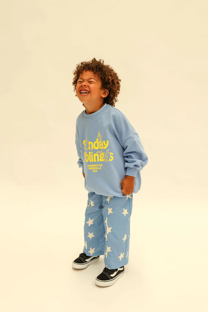 Doc Sweater - Blue + Yellow