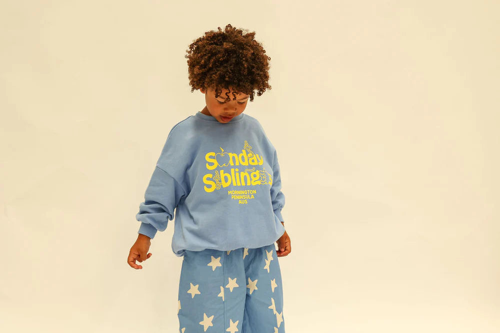 Doc Sweater - Blue + Yellow