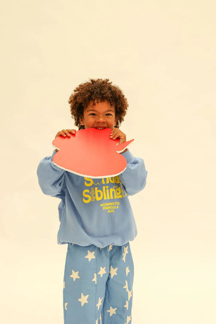 Doc Sweater - Blue + Yellow