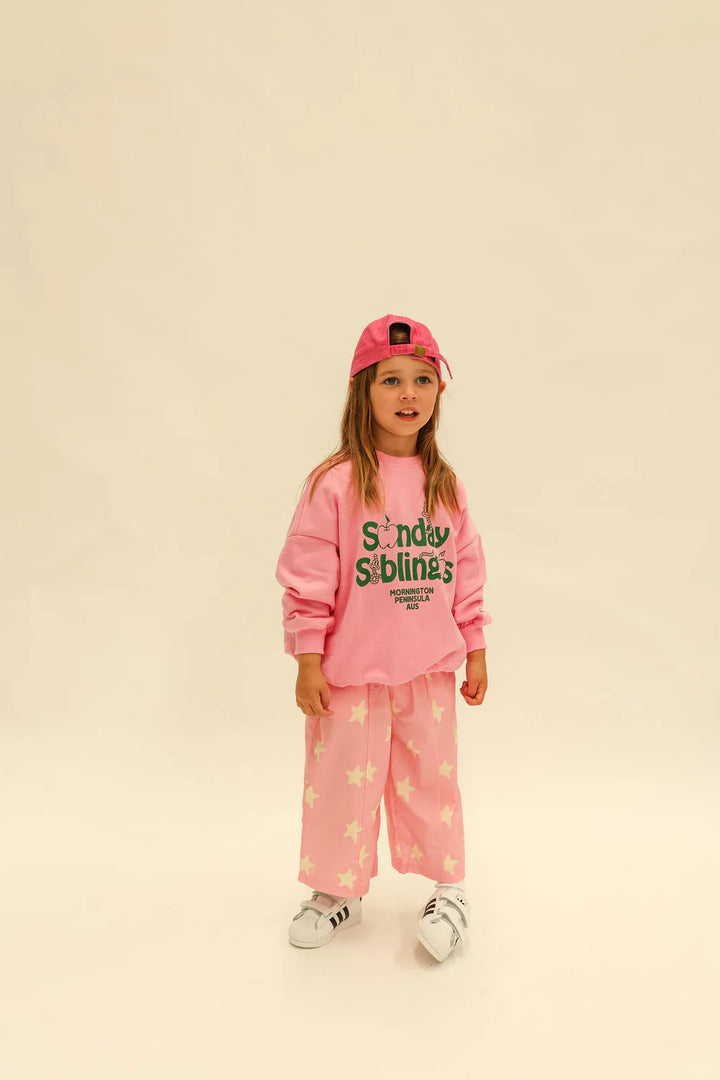 Doc Sweater - Pink + Green