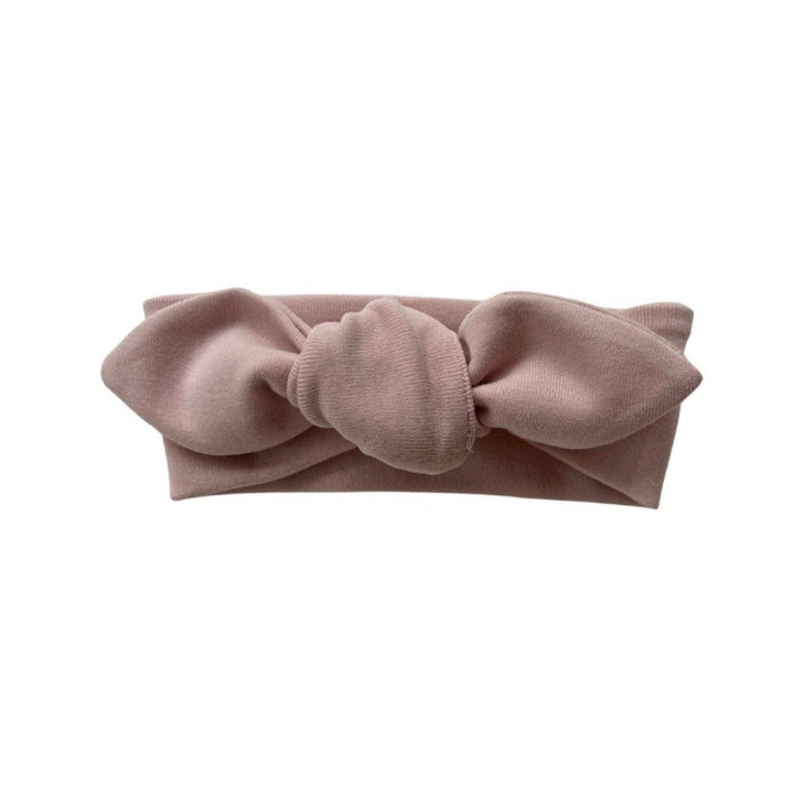 Pink headband with a bow