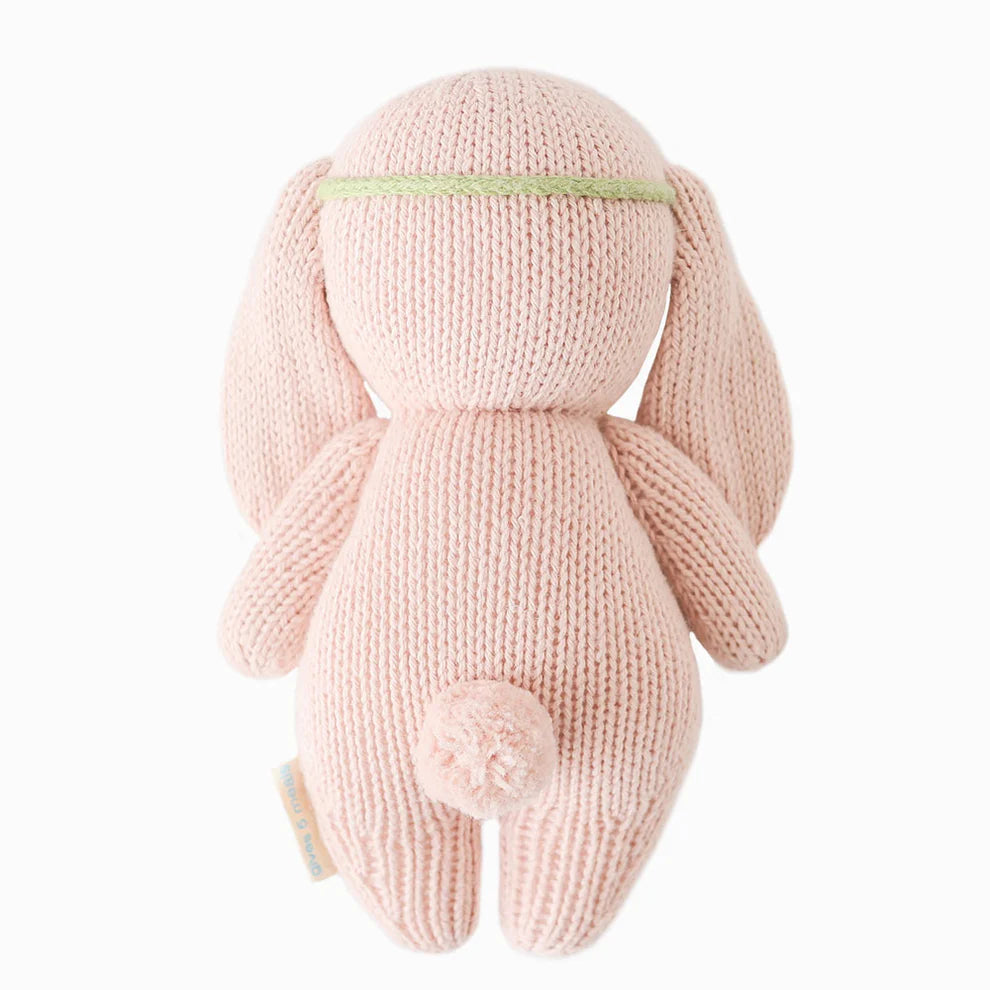 Plush | Baby Bunny (rose with ivory floral)