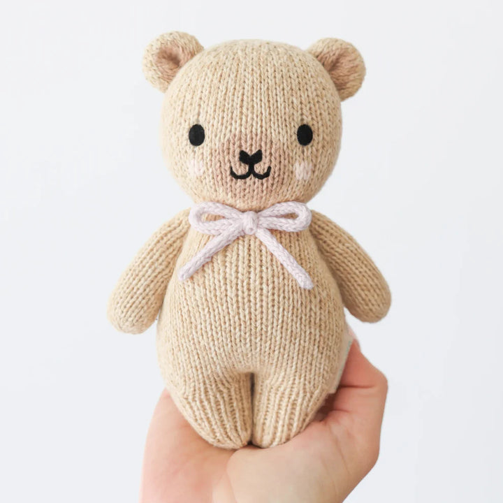 Plush | Baby Honey Bear (lavender bow)
