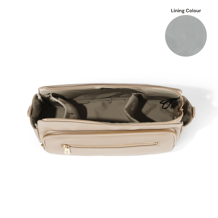 Multitasker Pram Caddy 2.0 - Black Vegan Leather