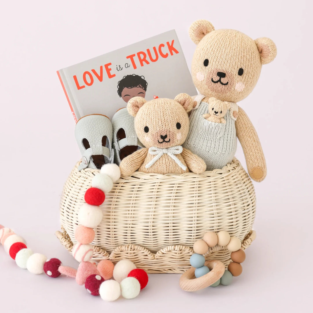 Plush | Baby Honey Bear (robin’s egg blue)