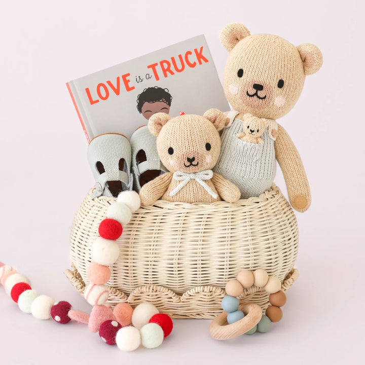 Plush | Baby Honey Bear (robin’s egg blue)