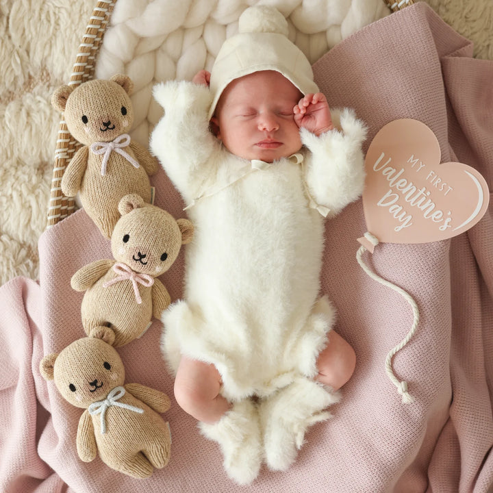 Plush | Baby Honey Bear (robin’s egg blue)
