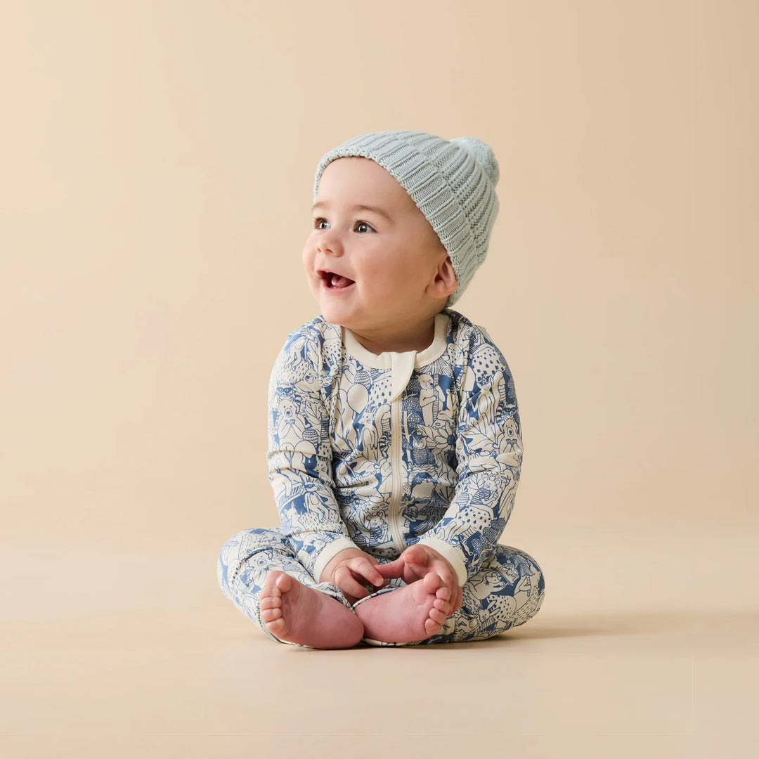 Beanie | Organic Knitted - Cloud Blue