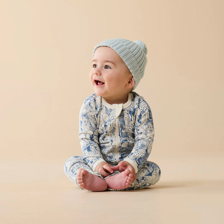 Beanie | Organic Knitted - Cloud Blue