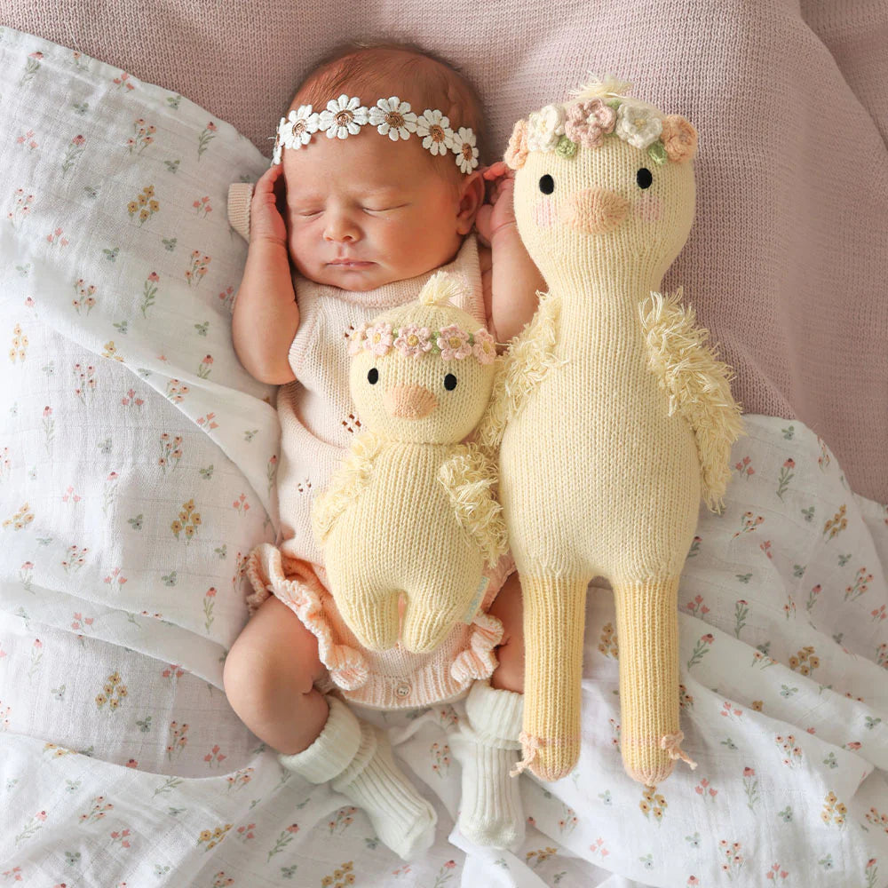 Plush | Baby Duckling (Blush Floral)