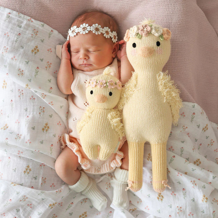 Plush | Baby Duckling (Blush Floral)